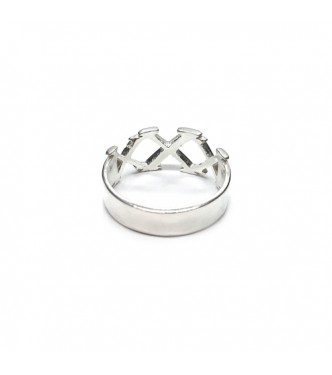 R002336 Genuine Sterling Silver Ring XXX Solid Hallmarked 925 Handmade
